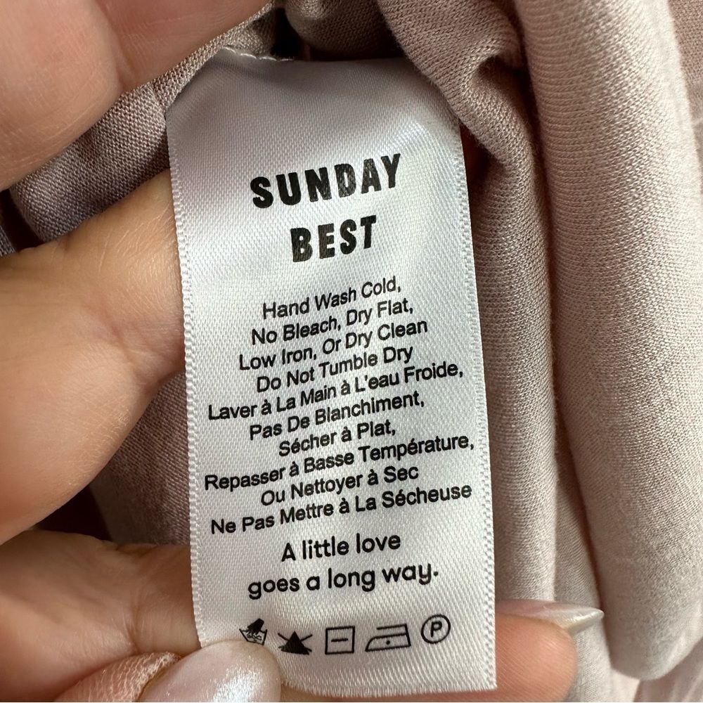 Aritzia Sunday Best Carly Tank Mini Dress in Pink Sz XS - Picture 8 of 9